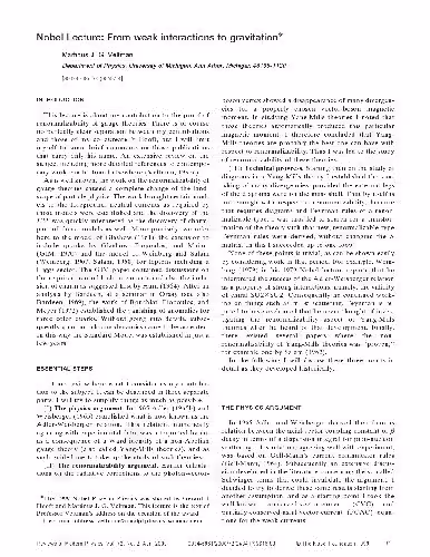 خرید و دانلود نسخه کامل کتاب Nobel lecture: from weak interactions to gravitation