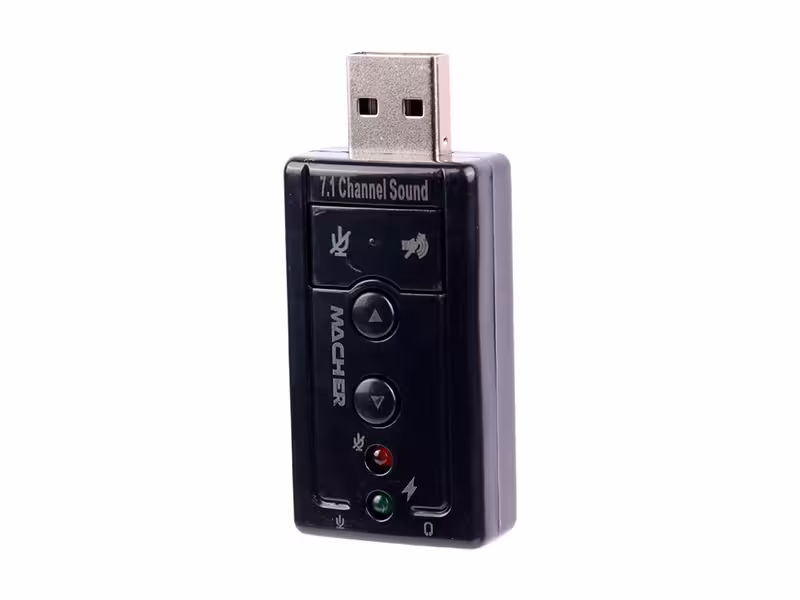 کارت صدا ولوم دار USB مچر Macher MR-209