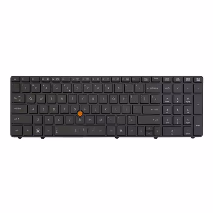 کیبورد لپ تاپ اچ پی EliteBook 8560W مشکی-با موس و فریم