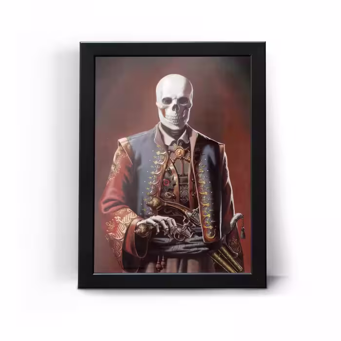 تابلو قاب گیمینگ Skull