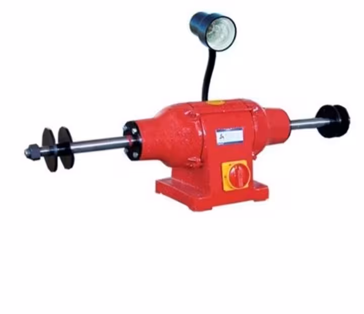 ماشین سنگ پرداخت 3000 دور چراغ دار سه فاز محک مدل PGD 2000-2L