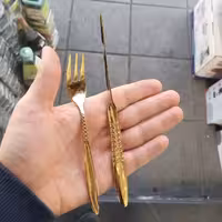 کارد و چنگال میوه خوری 12 پارچه اس جی مدل 317mw