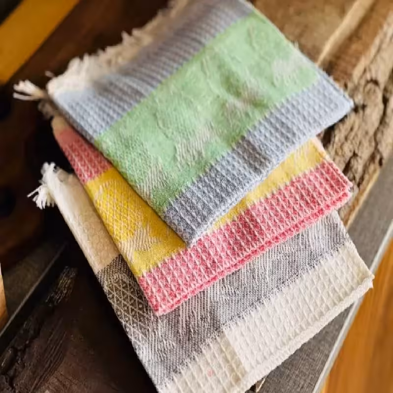 دستمال نخی 3عددی آناناسی | amazonchi