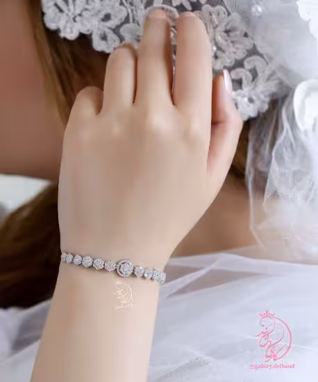 💍دستبند جواهری فلاور