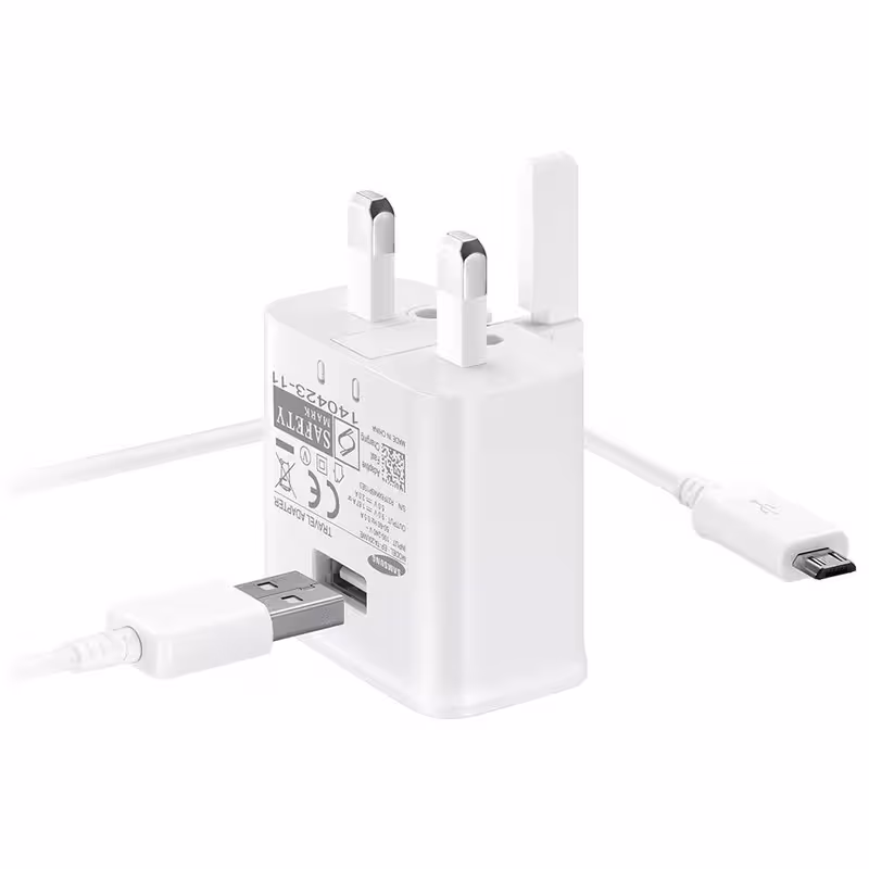 شارژر دیواری مدل EP-TA20UWE همراه با کابل microUSB | کالا مکس