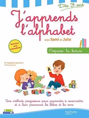 کتاب زبان J’apprends l’alphabet avec Sami et Julie