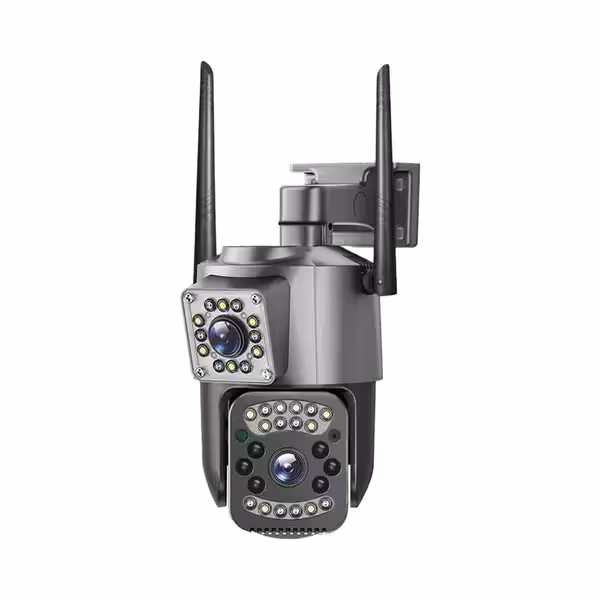 دوربین مداربسته مینی اسپیددام سیمکارتی دو لنز مدل SC03-W-L