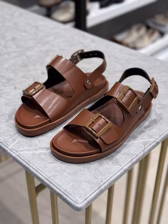 صندل زنانه طبی کد ss192 رنگ عسلی سایز 38