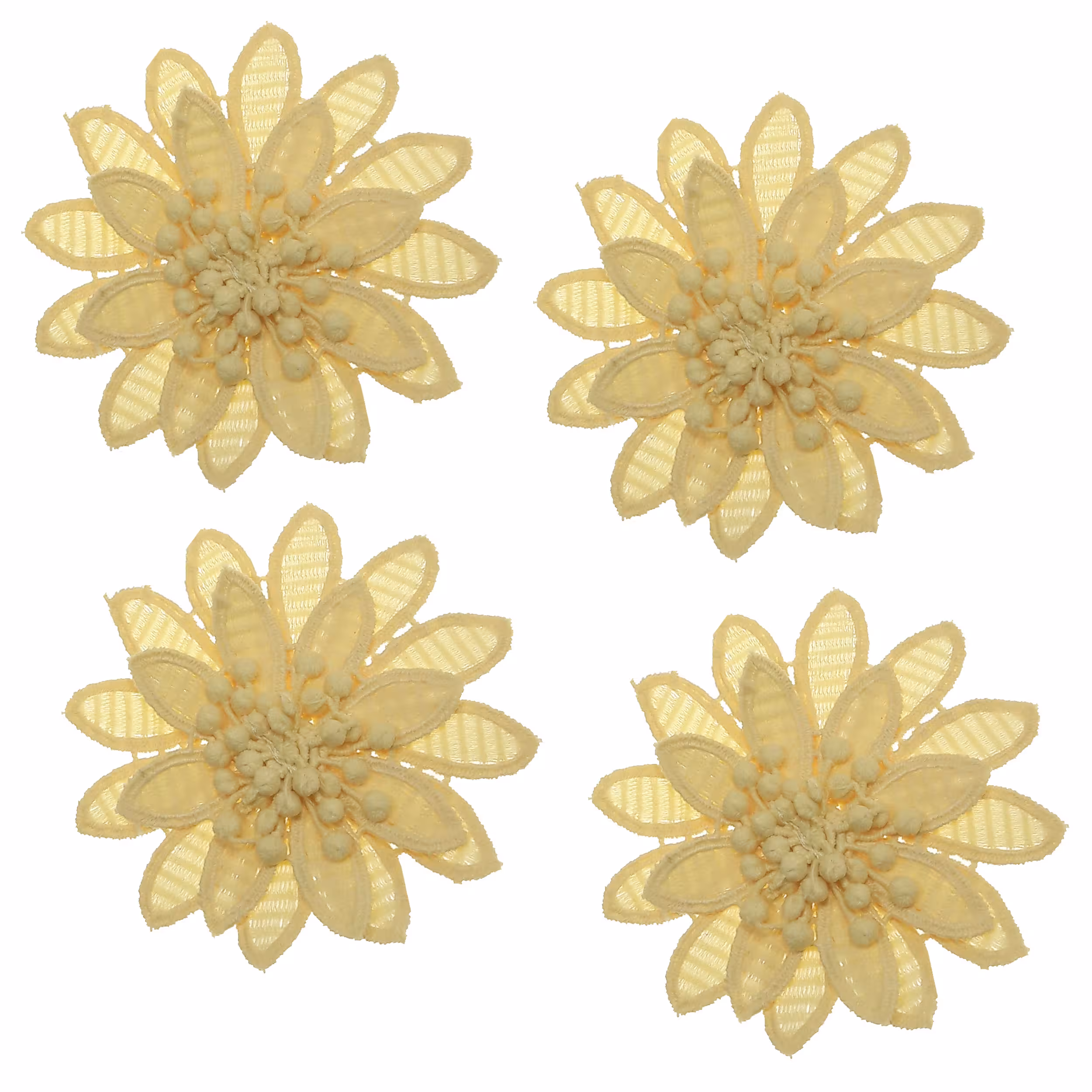 استیکر گل کنفی مدل Y6795 بسته 4 عددی