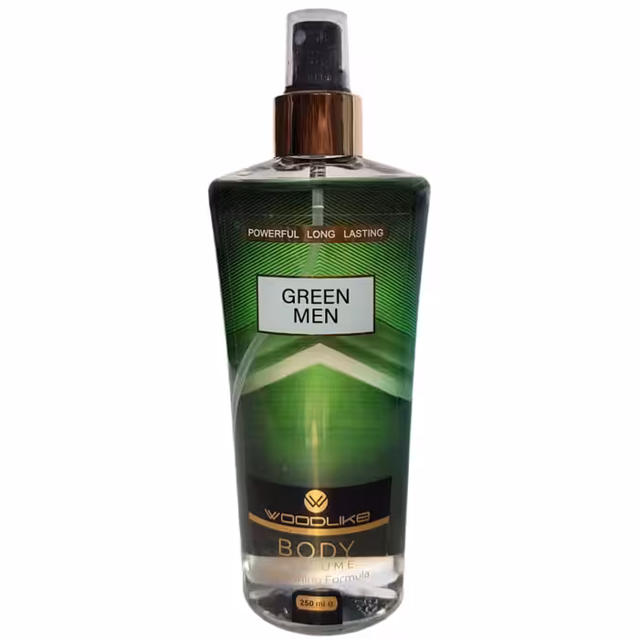 بادی اسپلش گرین مَن  مردانه 250میل وودلایک VOODLIKE BODY PERFUME GREEN MEN