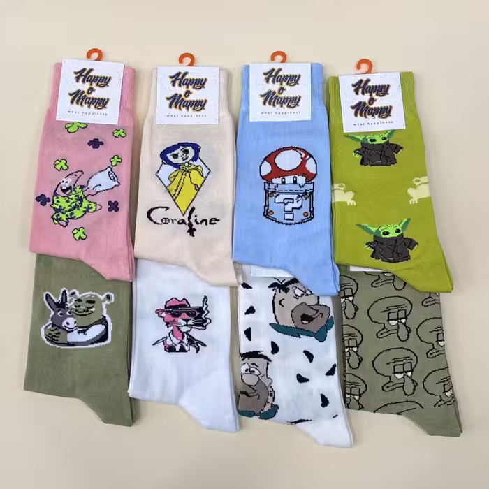 جوراب ساقدار هپی مپی فانتزی