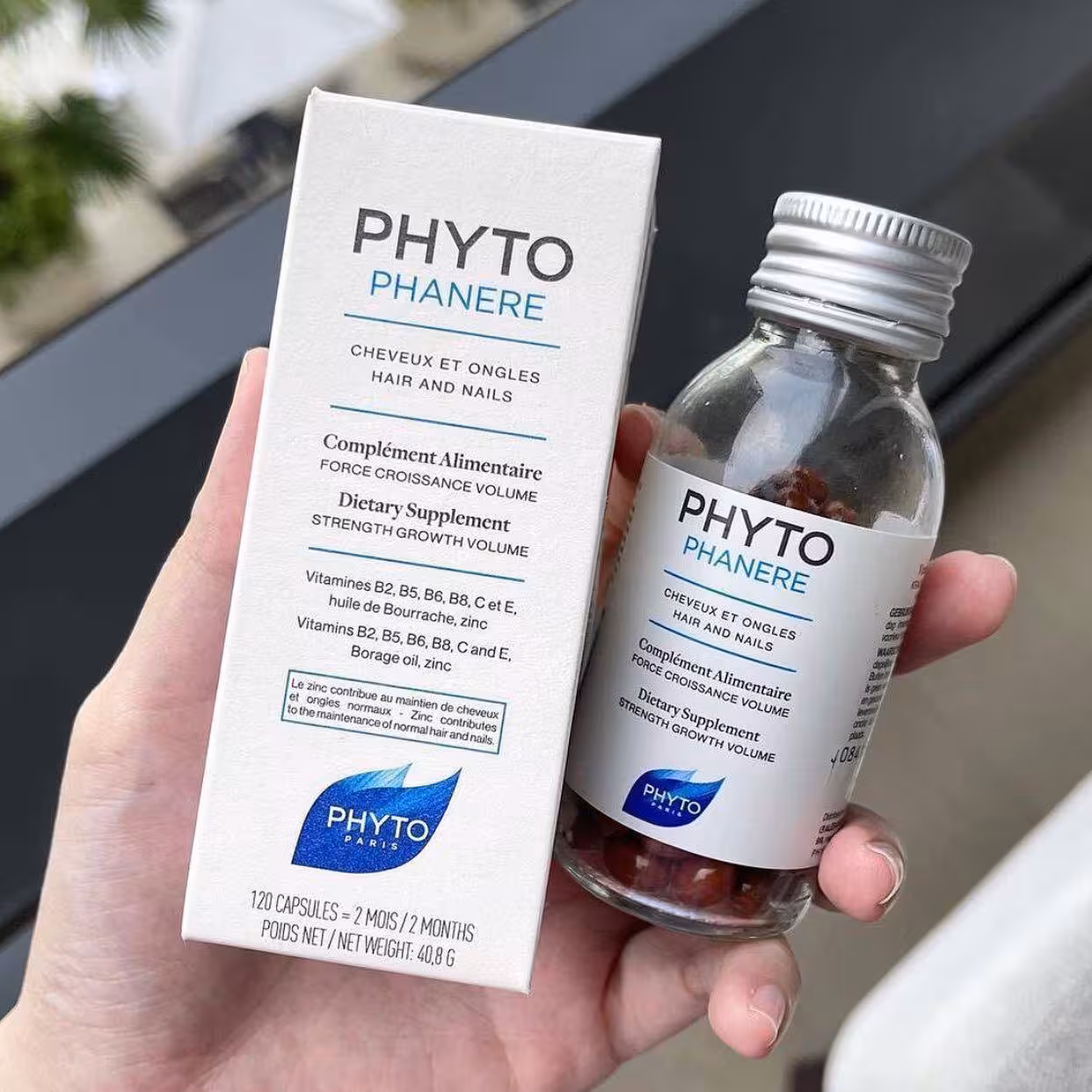 قرص فیتو فانر تقویت کننده مو و ناخن 120 عددی phytophanere
