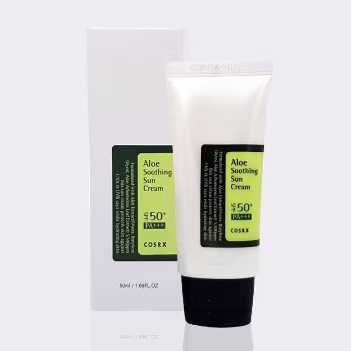 کرم ضد آفتاب SPF50 حاوی آلوئه ورا، ساخت کره