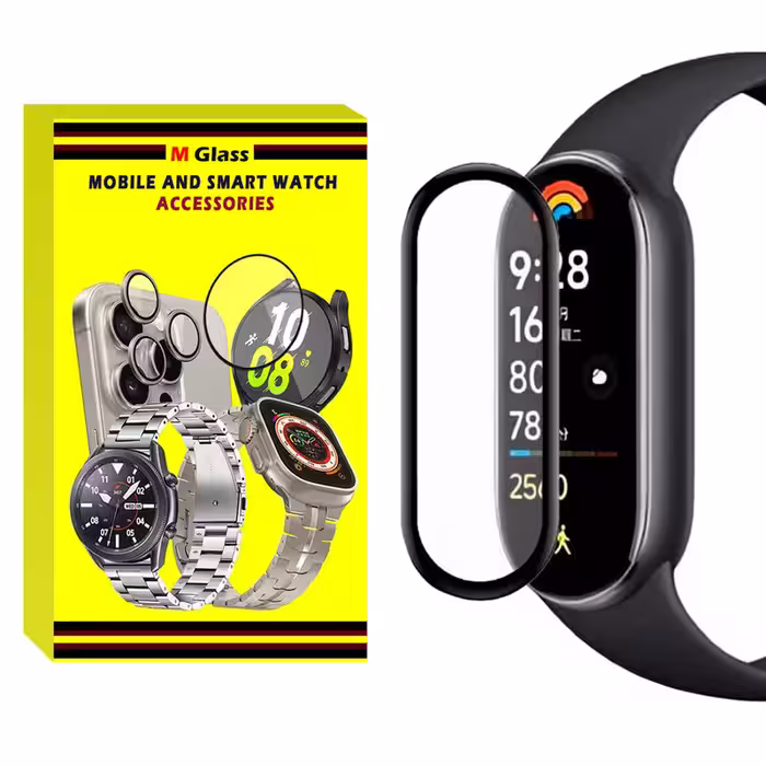 محافظ صفحه نمایش نانو ام‌گلس مدل Pmma-MG مناسب برای ساعت هوشمند شیائومی Mi band 9 | کالا برتری