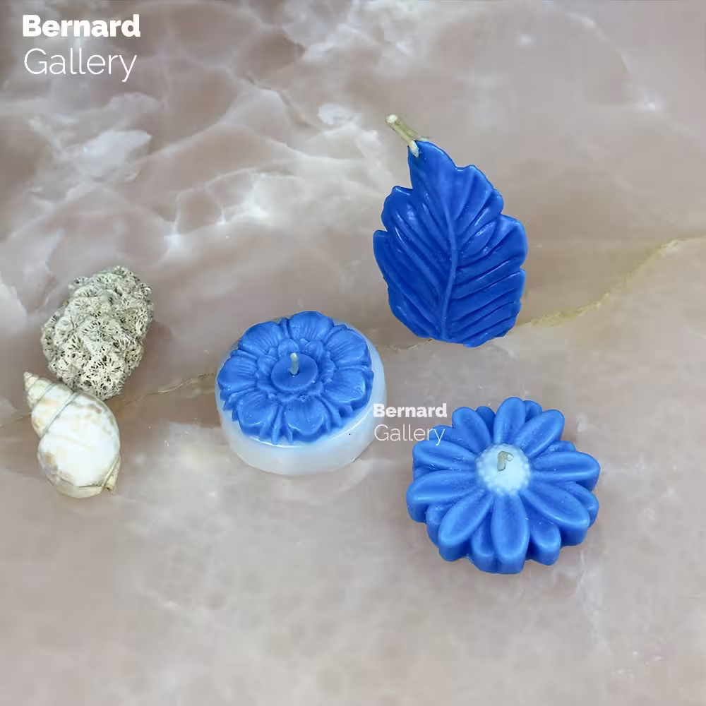 شمع دست ساز مدل تزیینی بسته 3 عددی