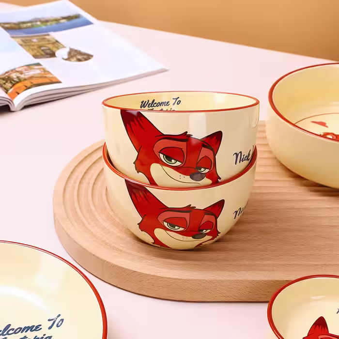 کاسه سرامیکی دیزنی نیک وایلد (Zootopia)