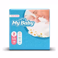 پوشک سایز 2 مای بی بی (3 تا 6 کیلو گرم) حاوی عصاره بابونه