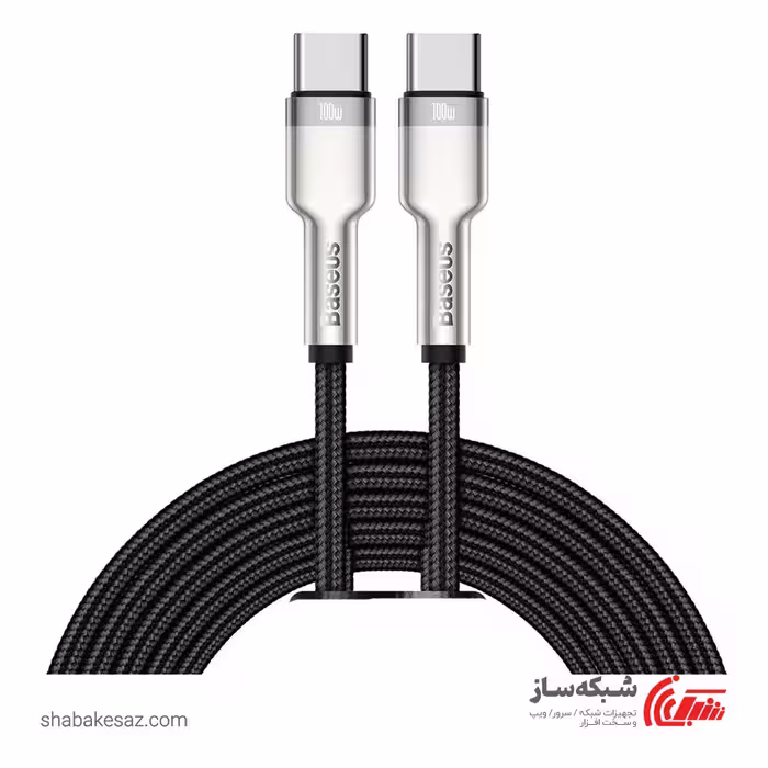 قیمت و خرید کابل Type C باسئوس Baseus Cafule Metal - شبکه ساز