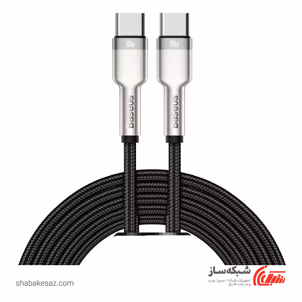قیمت و خرید کابل Type C باسئوس Baseus Cafule Metal - شبکه ساز