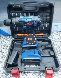 دریل شارژی 36 ولت چکشی سه نظام فلزی باس مدل gws-pro