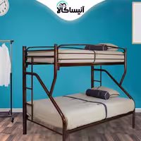 تخت خواب فلزی دو طبقه آنیسا مدل S280