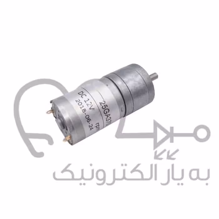موتور گیربکس دی سی (12V 100RPM) ZGA25