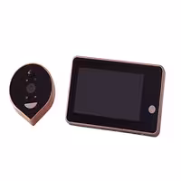 چشمی درب مانیتور دار مدل C4 طلایی