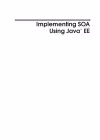 خرید و دانلود نسخه کامل کتاب Implementing SOA Using Java EE
