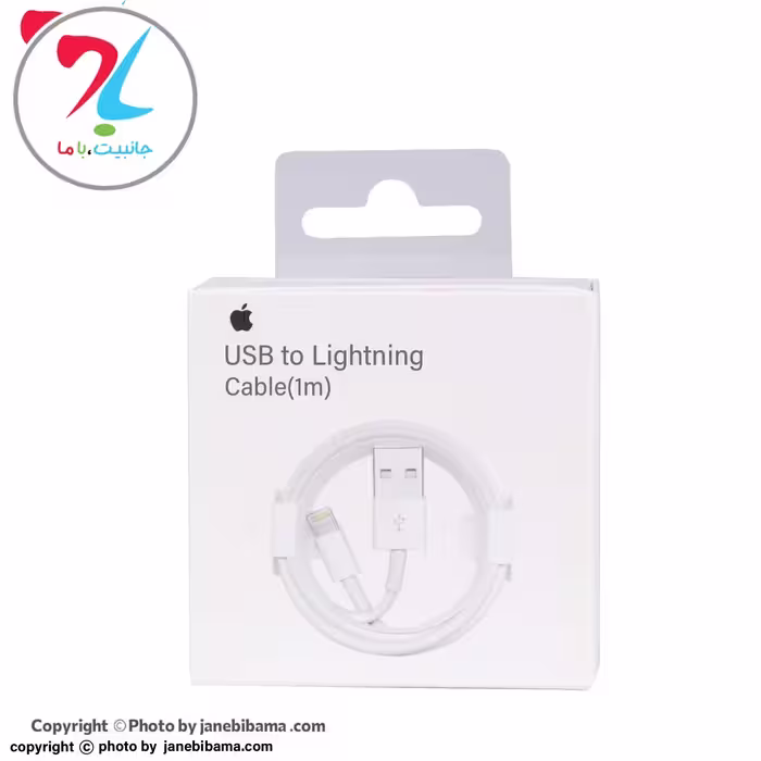 کابل Lightningتبدیل USBبه اپل ایفون پک دار فاکسون- سفید