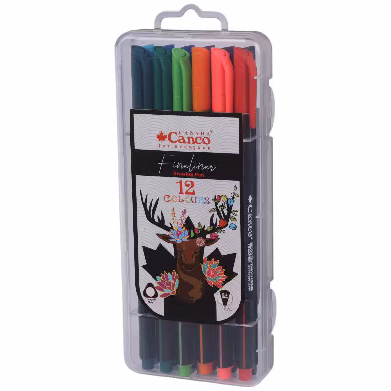 روان نویس نوک نمدی کنکو بسته 12 عددی