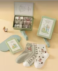 جوراب نیم ساق خرگوش سبز n-1093