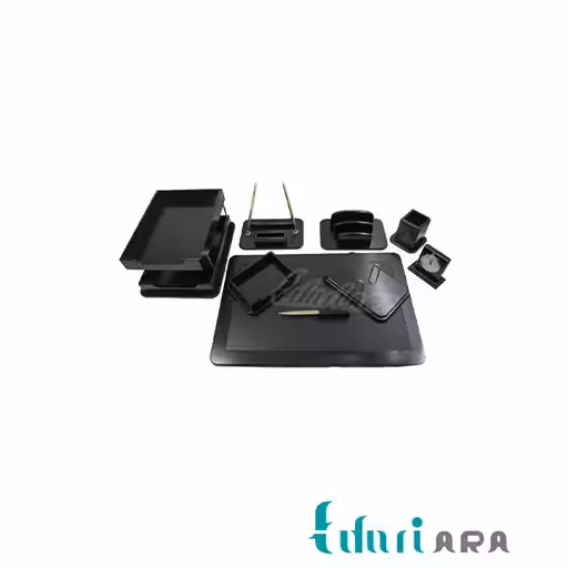 ست رو میزی مدیریتی 11 تیکه مشکی کد108B