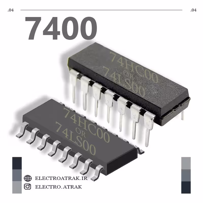 تراشه آیسی 7400 گیت NAND