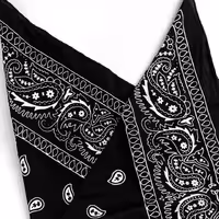 باندانا بته جقه مشکی 64 سانت پارچه ای