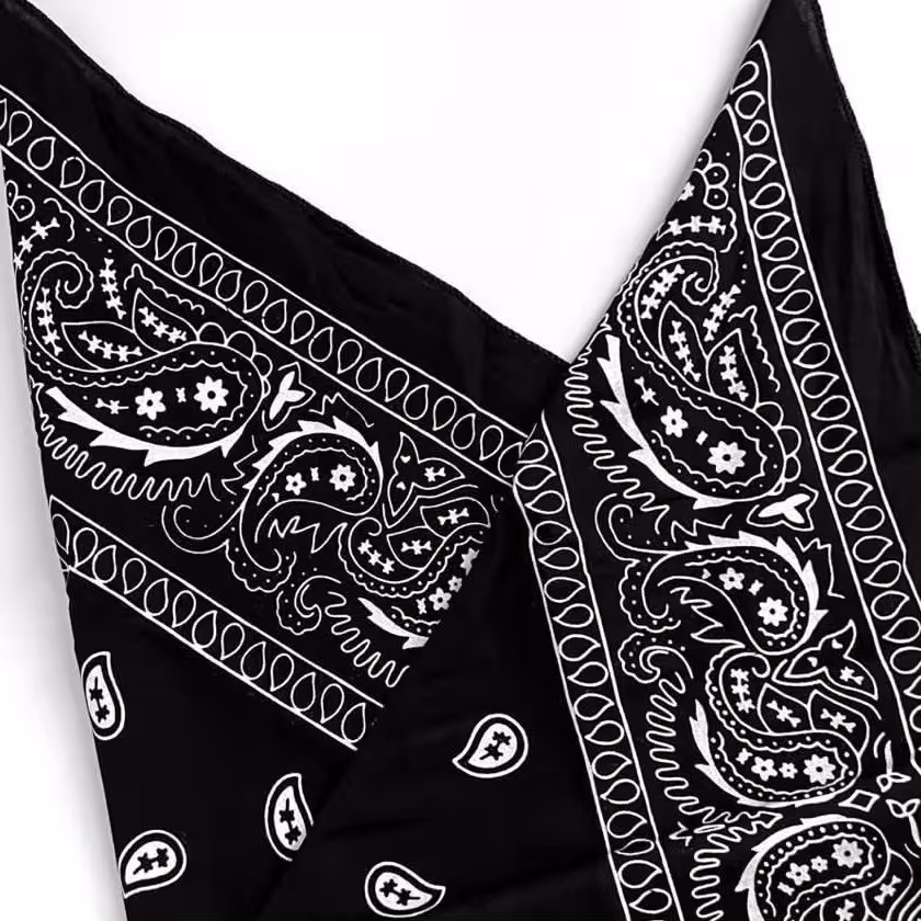 باندانا بته جقه مشکی 64 سانت پارچه ای