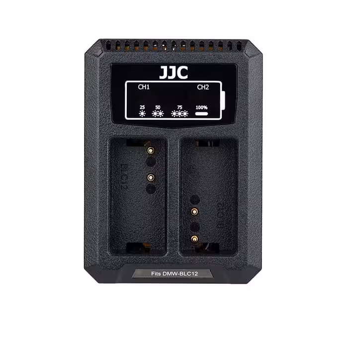 شارژر دوقلو USB باتری دوربین های لایکا، سیگما و پاناسونیک جی جی سی مدل DCH-BLC12