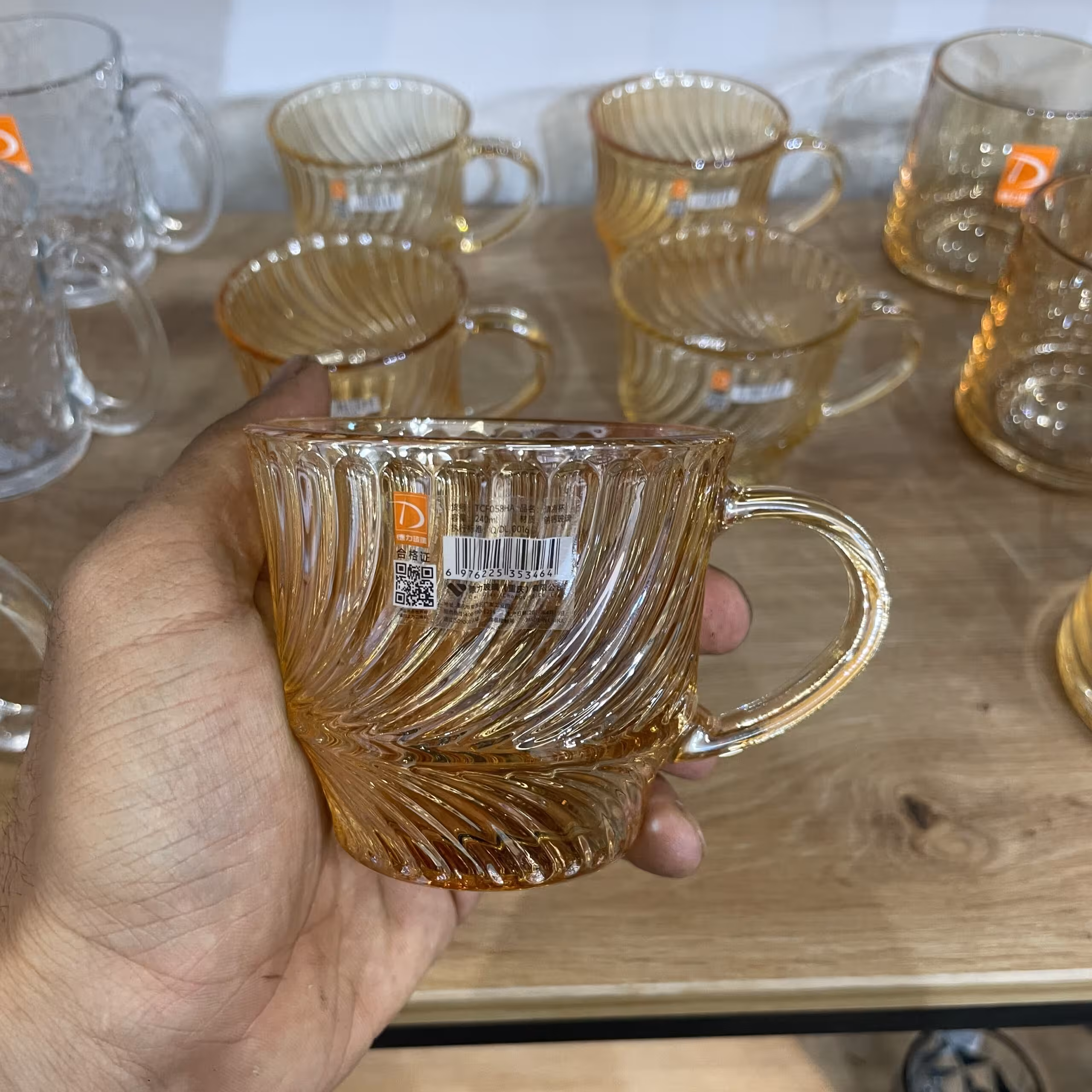 فنجان شامپاینی دلی – ست 6 عددی Deli Glass