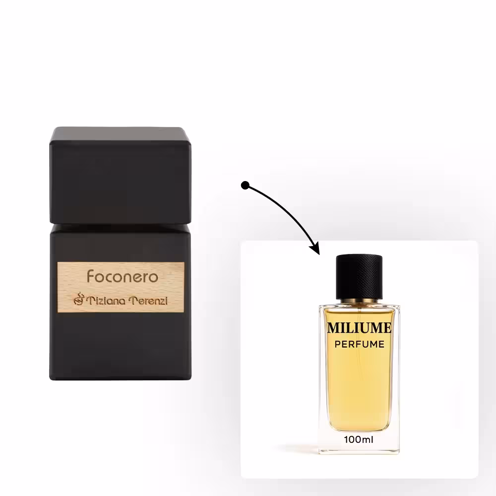 اسانس عطر Tiziana Terenzi Foconero برند RenneTouch - کد 1373 - تیزیانا ترنزی فوکونرو 100ML - میلیوم پرفیوم