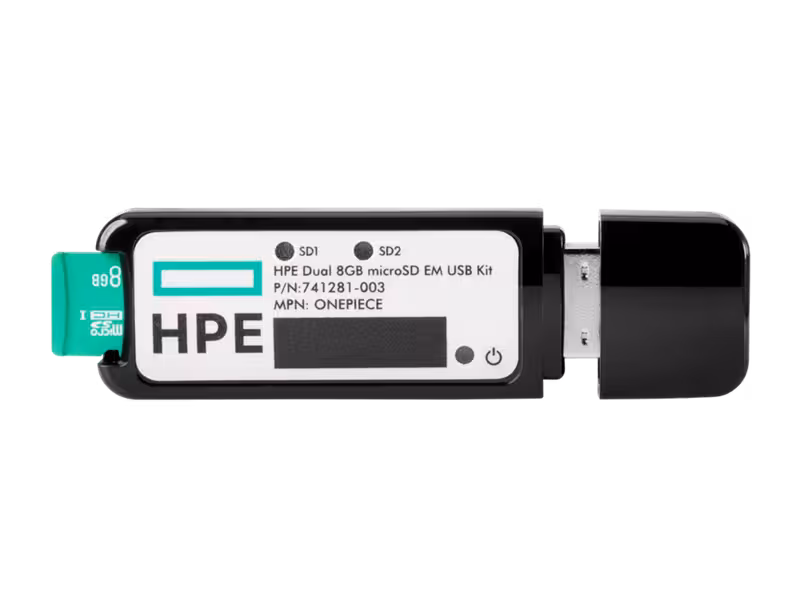 HPE 32GB microSD RAID 1 USB Boot Drive