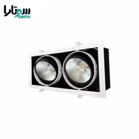 چراغ توکار LED مدل FEC-324 با توان 2x20 وات