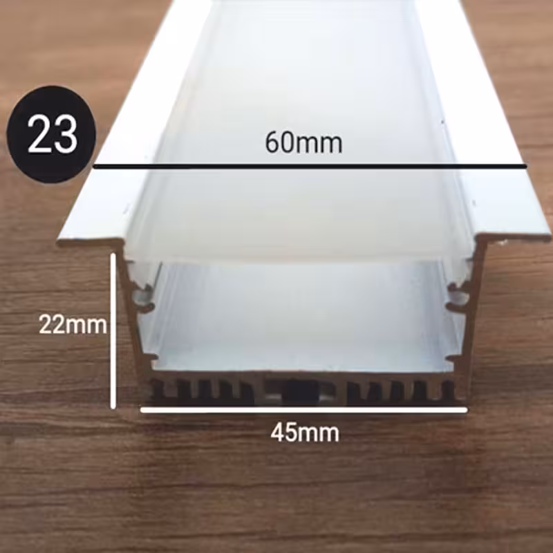 لاینر نوری توکار 4.5 سانتی متری کد 23 رنگ فول کالر