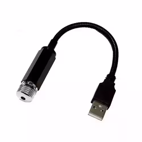 لیزر پوینتر USB خودرو طرح کهکشان STAR DECORATION LAMP