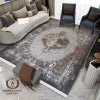 فرش 1200 شانه وینتیج طرح الیزه گل برجسته