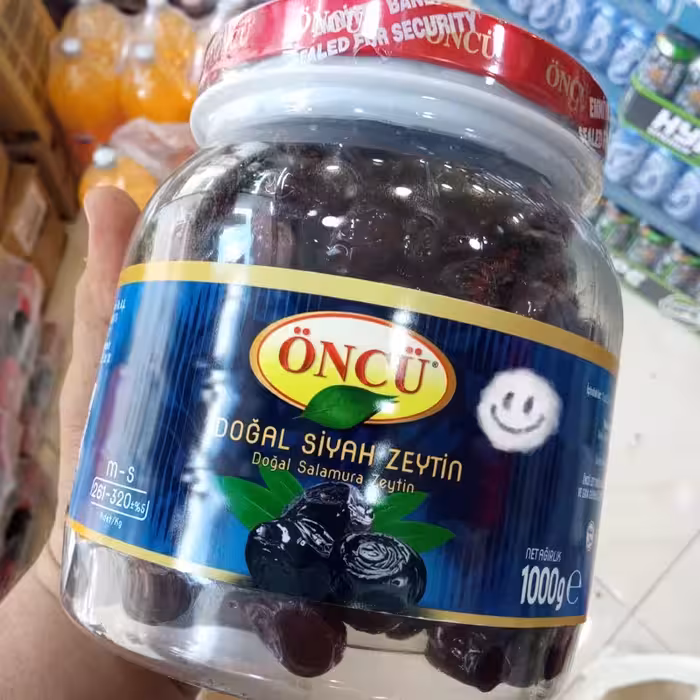 زیتون سیاه چروک اونجو یک کیلو تولید ترکیه | amazonchi