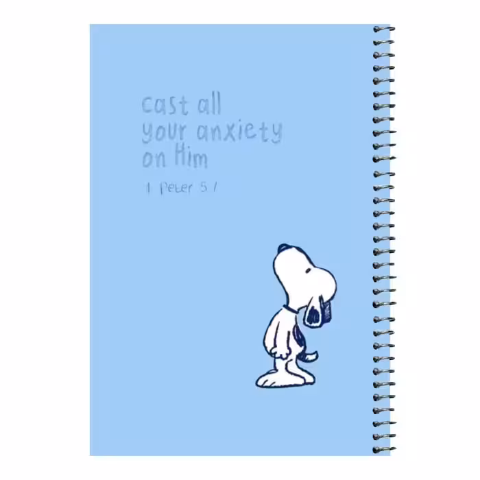 دفتر مشق 80 برگ اس جی مدل اسنوپی و نوشته