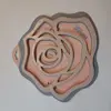 زیرقابلمه ای رزگلد مدل گل رُز