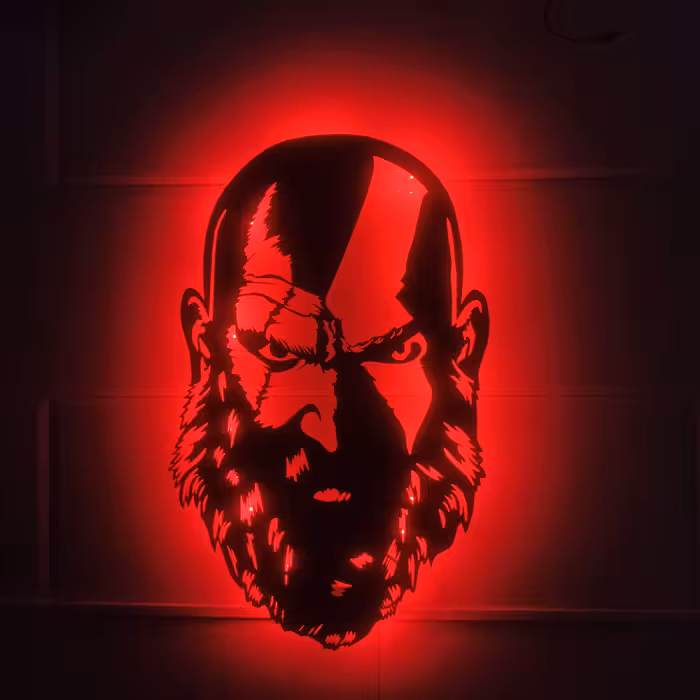 چراغ دیواری مدل خدای جنگ کریتوس