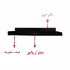 شومینه دیواری برقی شومینه بیستون مدل HA_180_T_wifi_L4bs