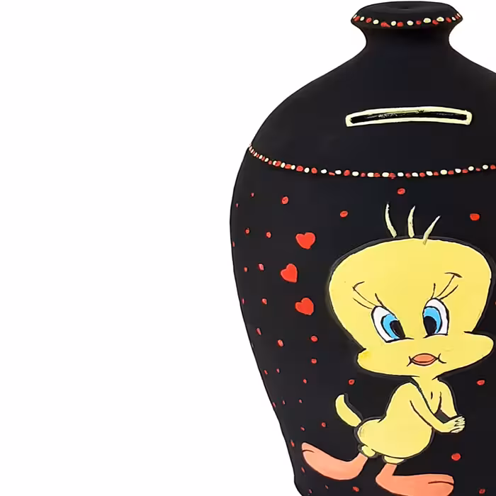 قلک سفالی طرح توییتی مدل RO - 03