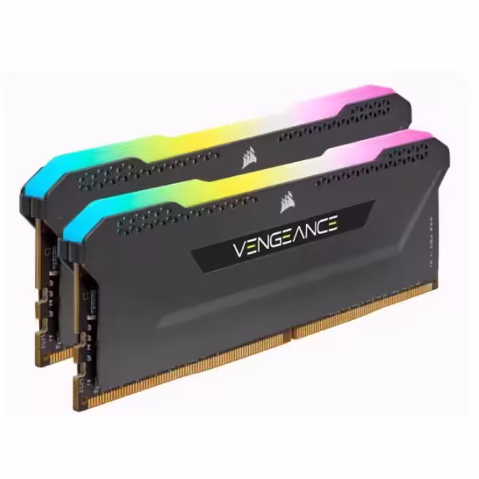 رم دسکتاپ DDR4 دو کاناله 3200 مگاهرتز CL16 کورسیر مدل Vengeance RGB Pro SL ظرفیت 16 گیگابایت